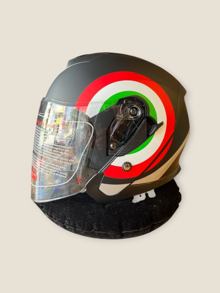 Jk-526 Güneş Vizörlü Yarım Kask