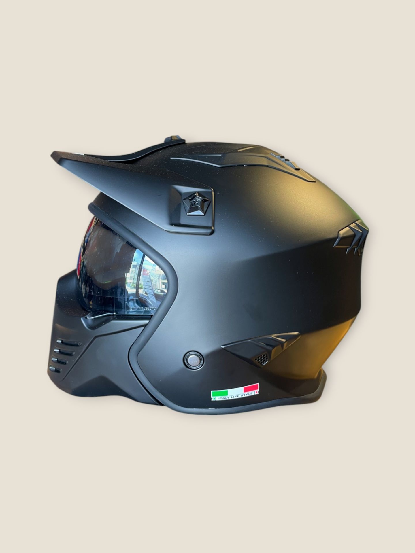 Sway Düz Mat Siyah Çene Çıkar Modüler