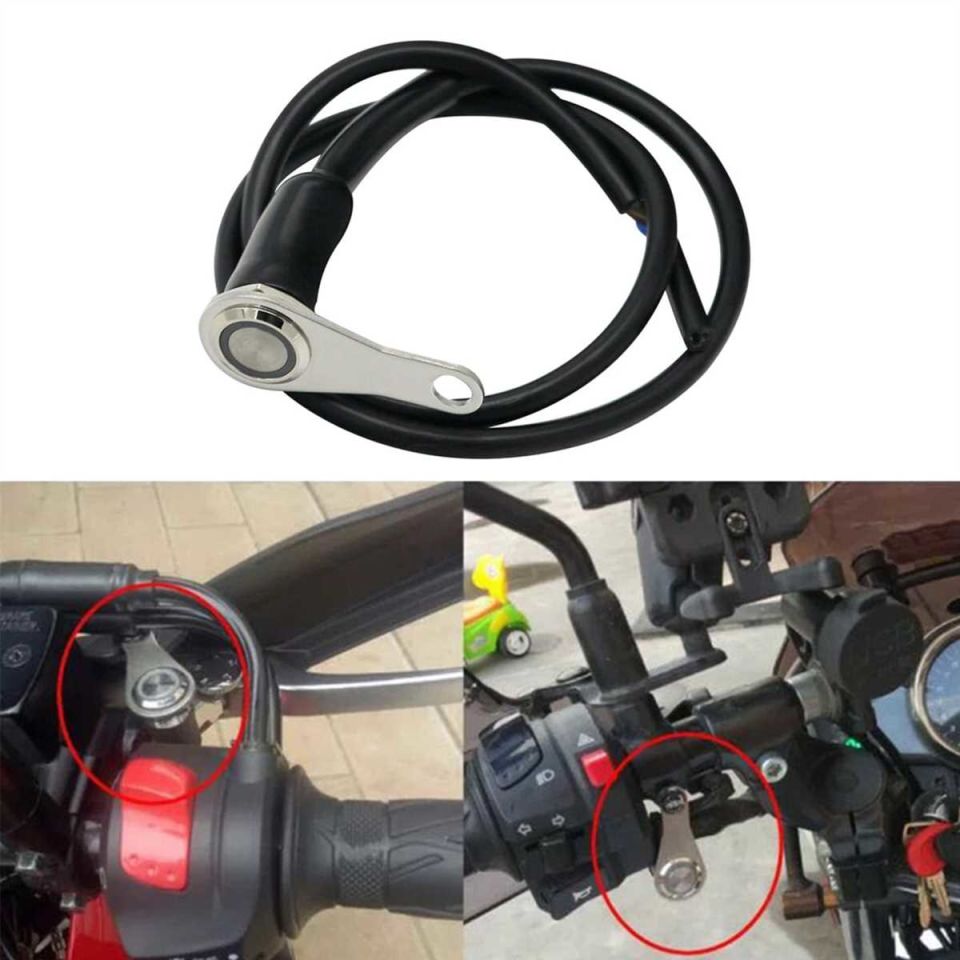 Knmaster B150 Motosiklet Sis Farı Bas Çek butonu
