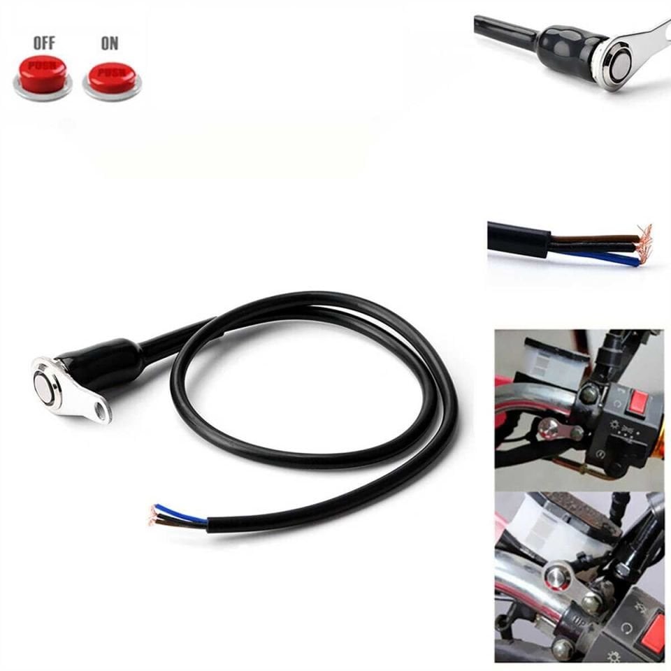 Knmaster B150 Motosiklet Sis Farı Bas Çek butonu