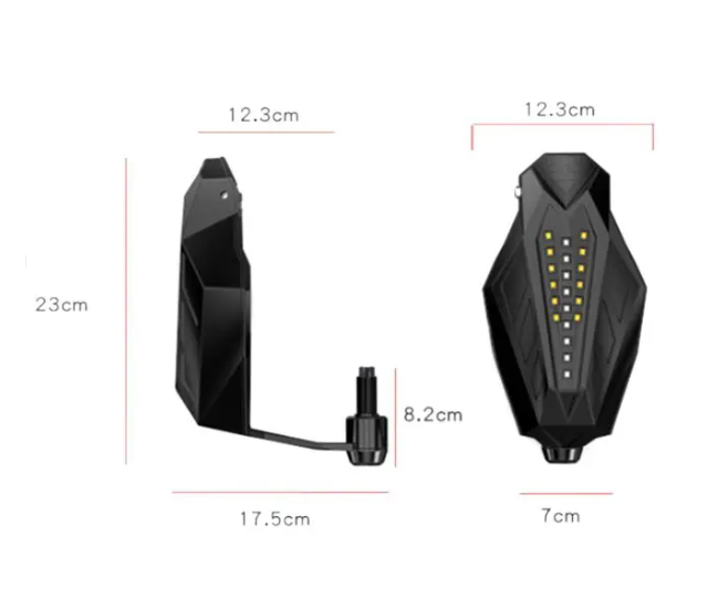 Spirit Beast Led Işıklı Motosiklet Elcik Koruma 8000 Kelvin