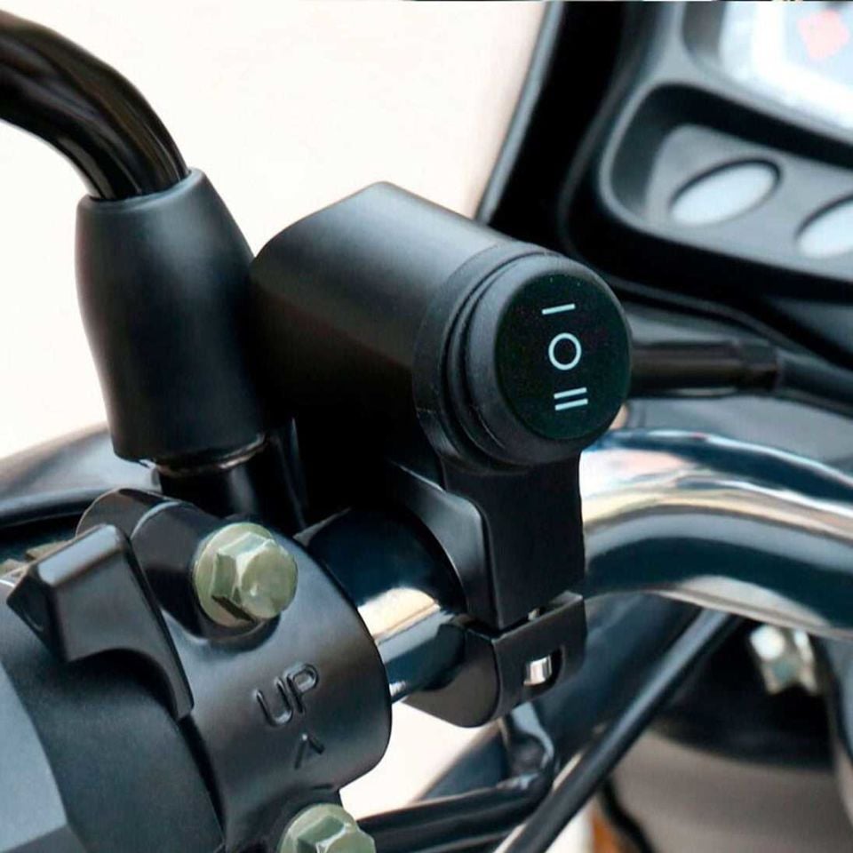 B410 Gidon Bağlantılı Çift Fonksiyonlu Motosiklet Aç Kapa Butonu