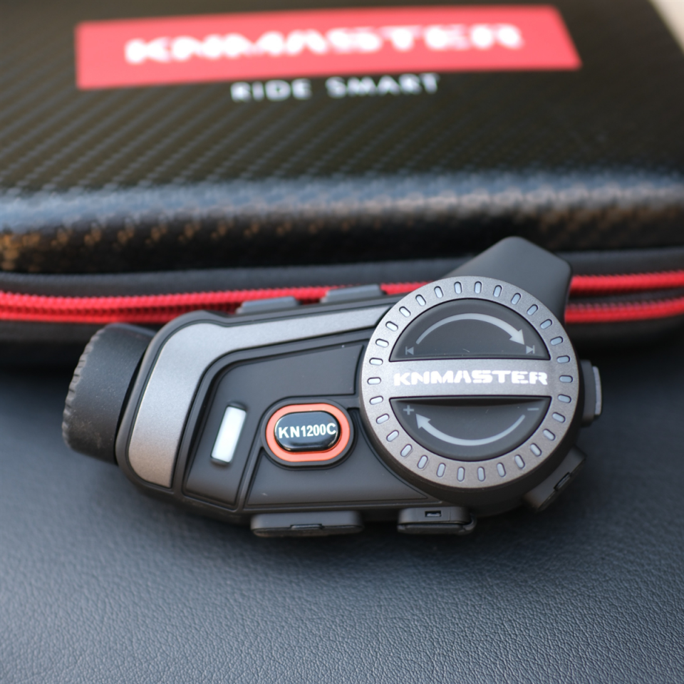 KNMASTER KN1200C PRO Kameralı Motosiklet Bluetooth Intercom Kulaklık Seti