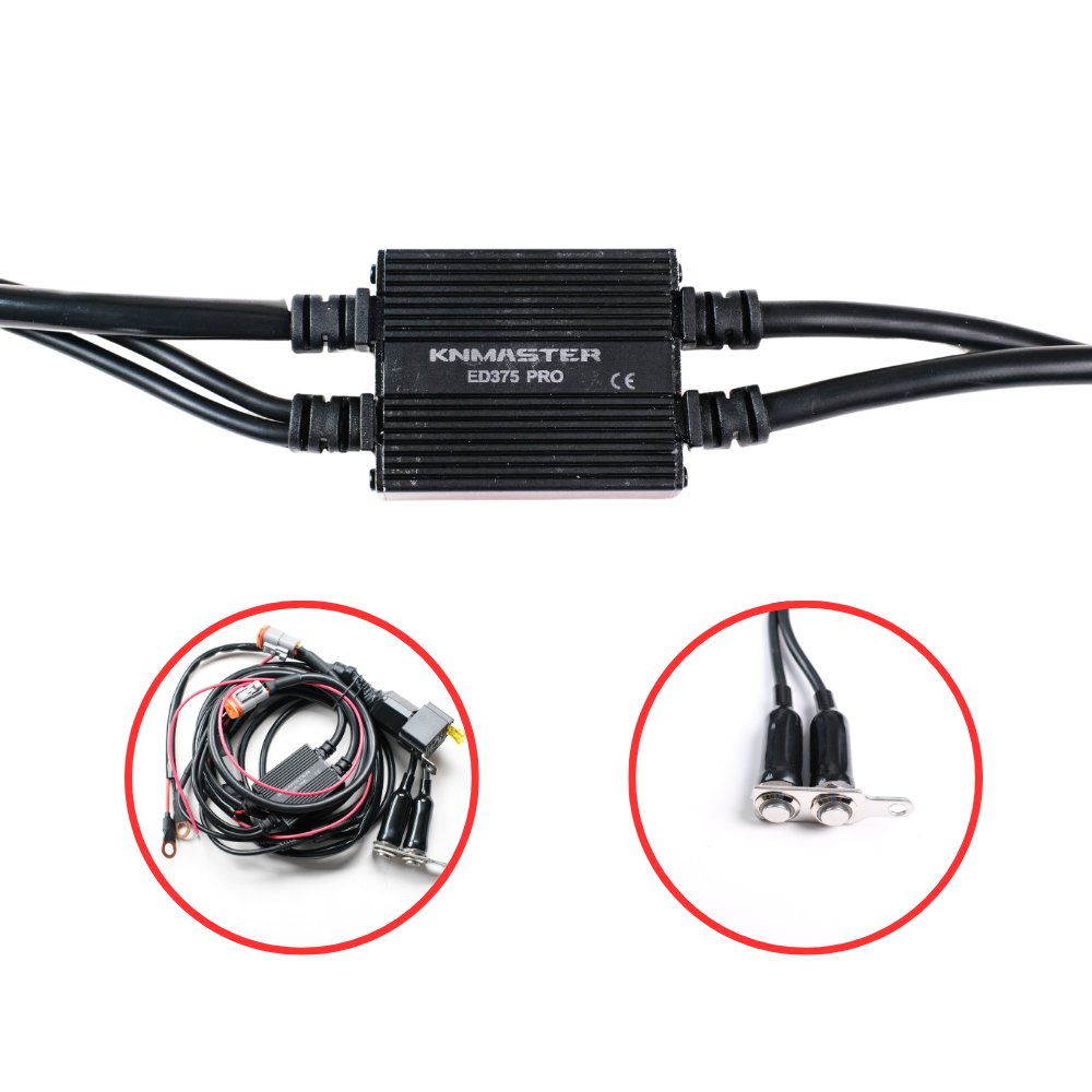 KNMASTER ED-375 PRO A: Çift Tuşlu Role Sistemli Çakar Modülü