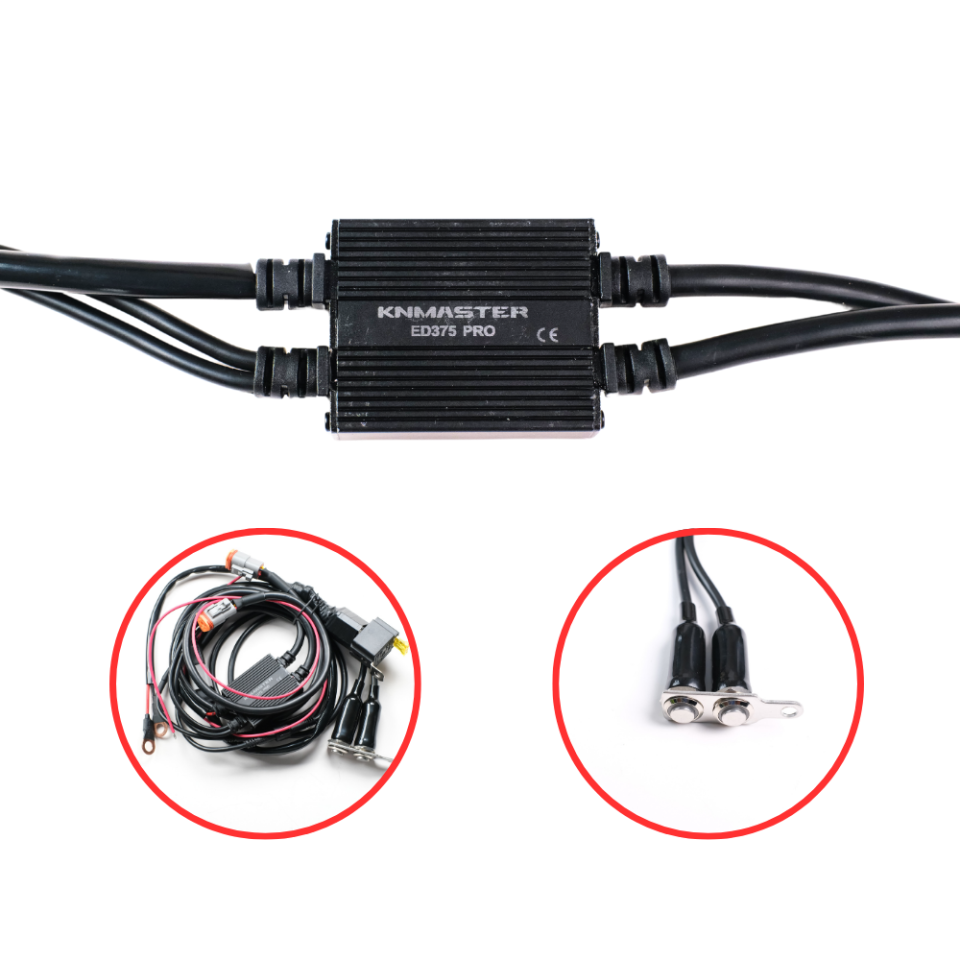 KNMASTER ED-375 PRO A: Çift Tuşlu Role Sistemli Çakar Modülü