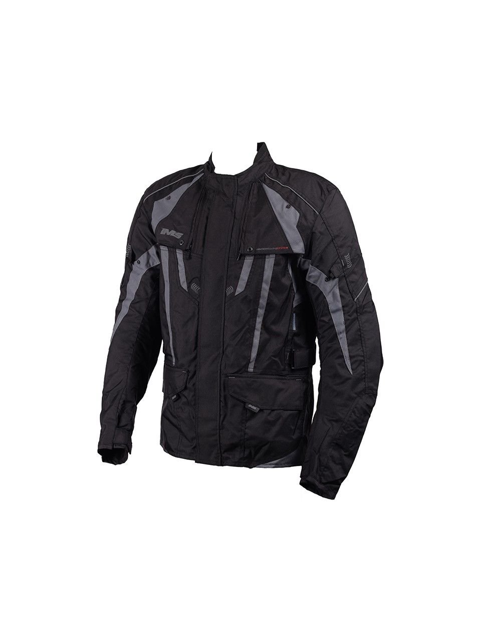Ims Jacket 2 Siyah Gri Kışlık Motosiklet Montu