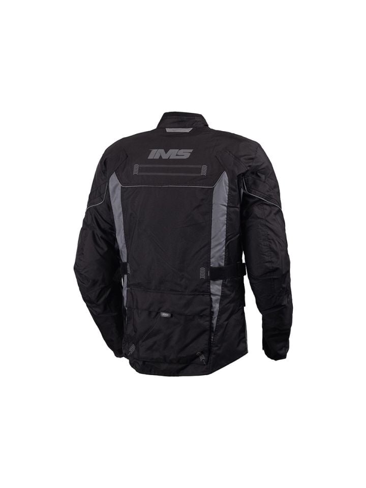 Ims Jacket 2 Siyah Gri Kışlık Motosiklet Montu