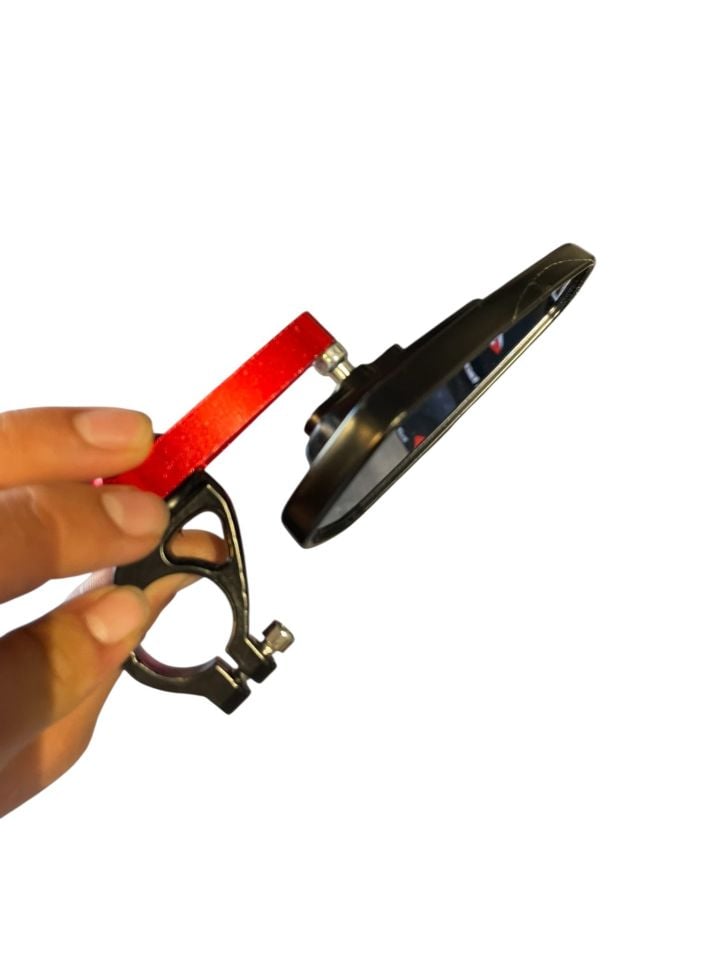 Motosiklet Gidon Bağlantılı Ayna  GR11 Kırmızı