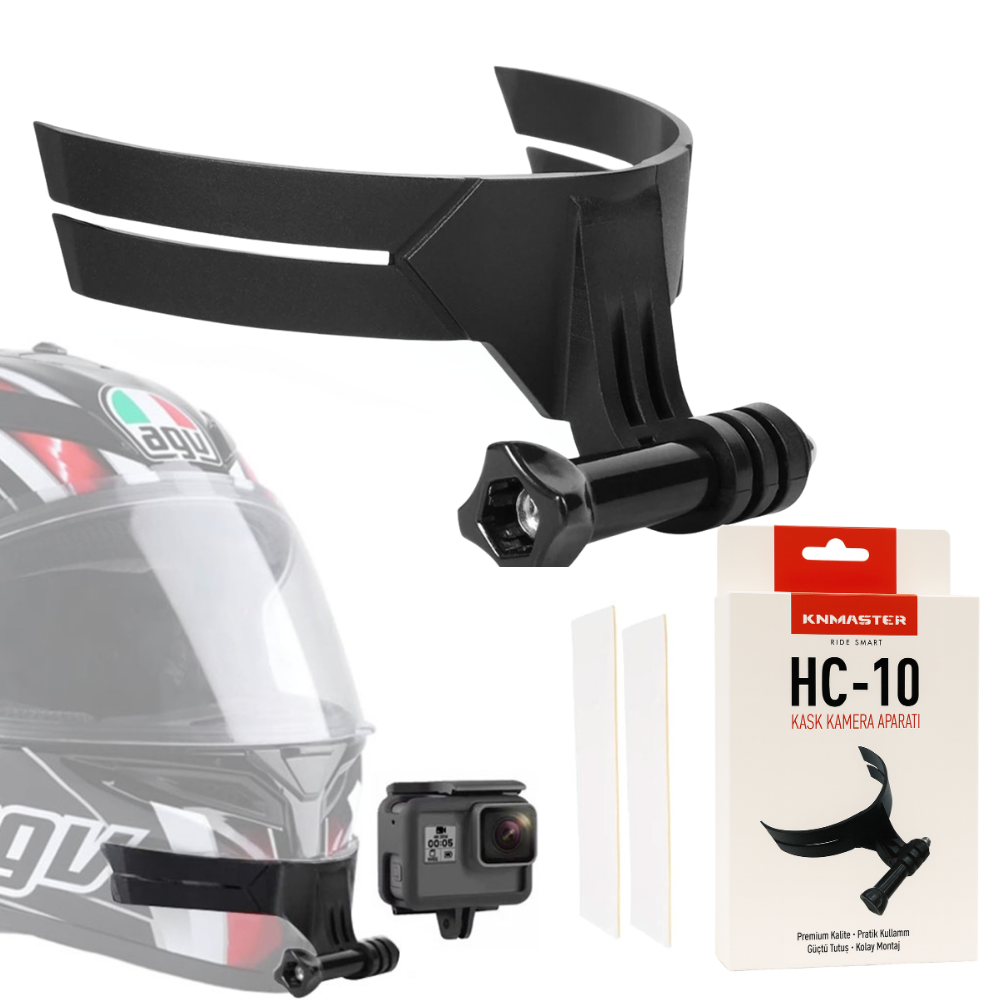 KNMASTER HC-10 | Motosiklet Kask Çene Aksiyon Kamera Tutucu