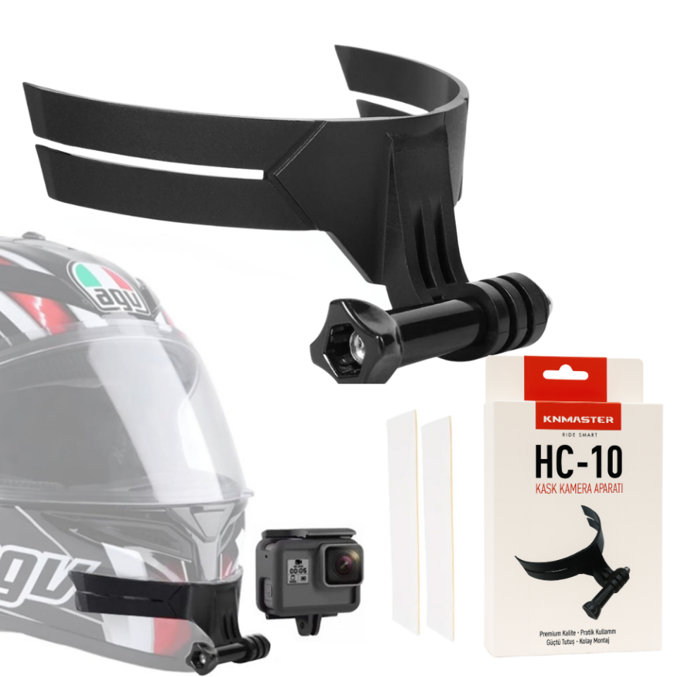 KNMASTER HC-10 | Motosiklet Kask Çene Aksiyon Kamera Tutucu