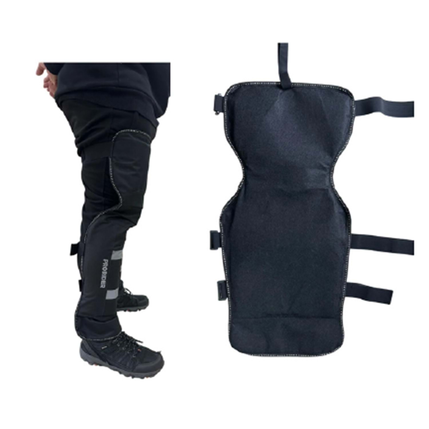 PRORIDER Motorcu Dizlik Yağmur Ve Rüzgar Geçirmez Reflektörlü İçi Keçeli