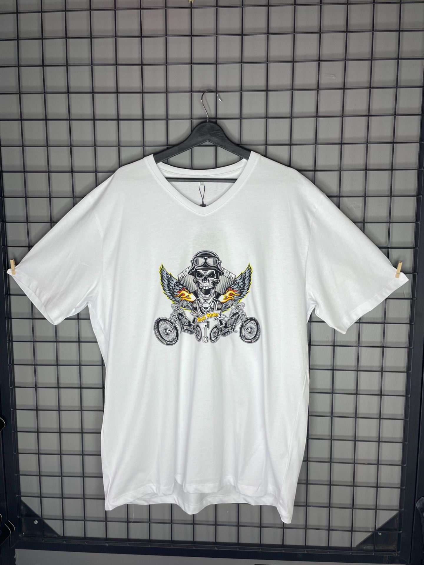 Moto Skull Oversize Tshirt