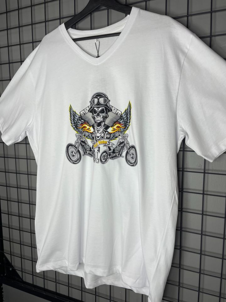 Moto Skull Oversize Tshirt