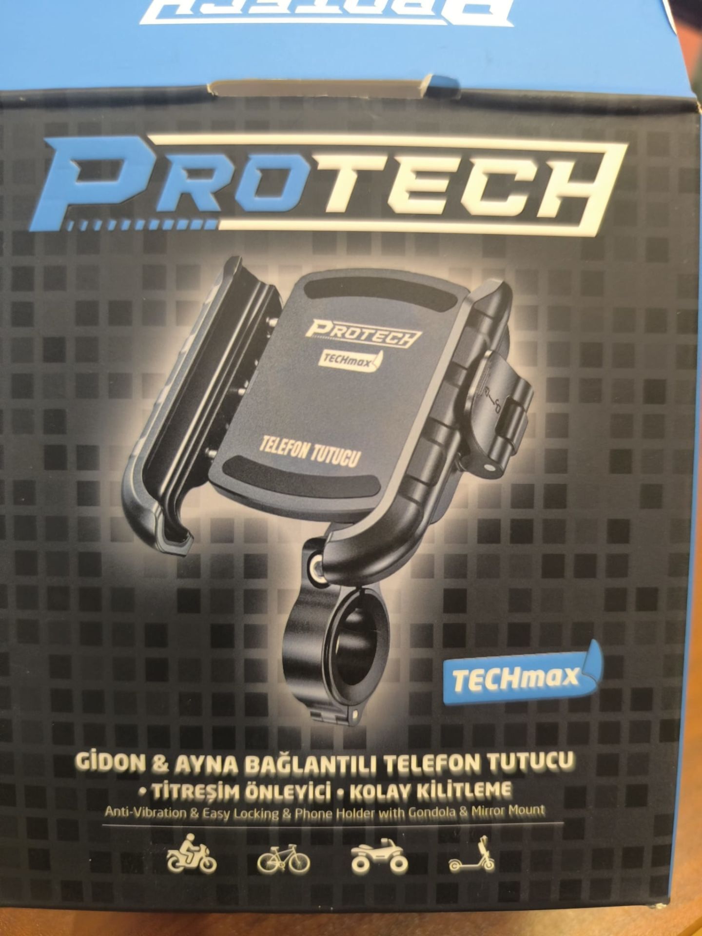 PROTECH TİTREŞİM ÖNLEYİCİLİ TELEFON TUTUCU