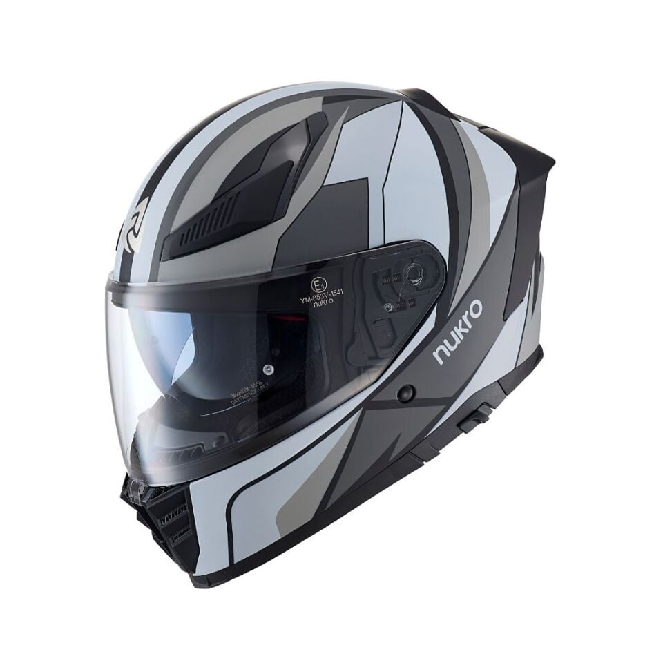 Nukro YM-853 Matt Mars Gray Kask M