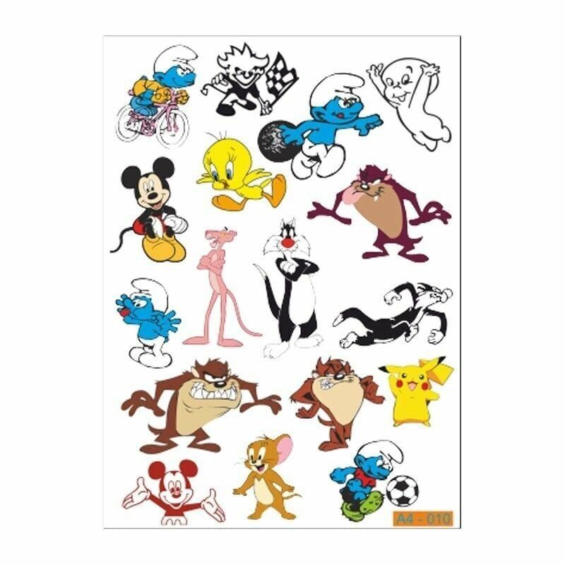 STİCKER ÇİZGİ FİLM ÇOKLU