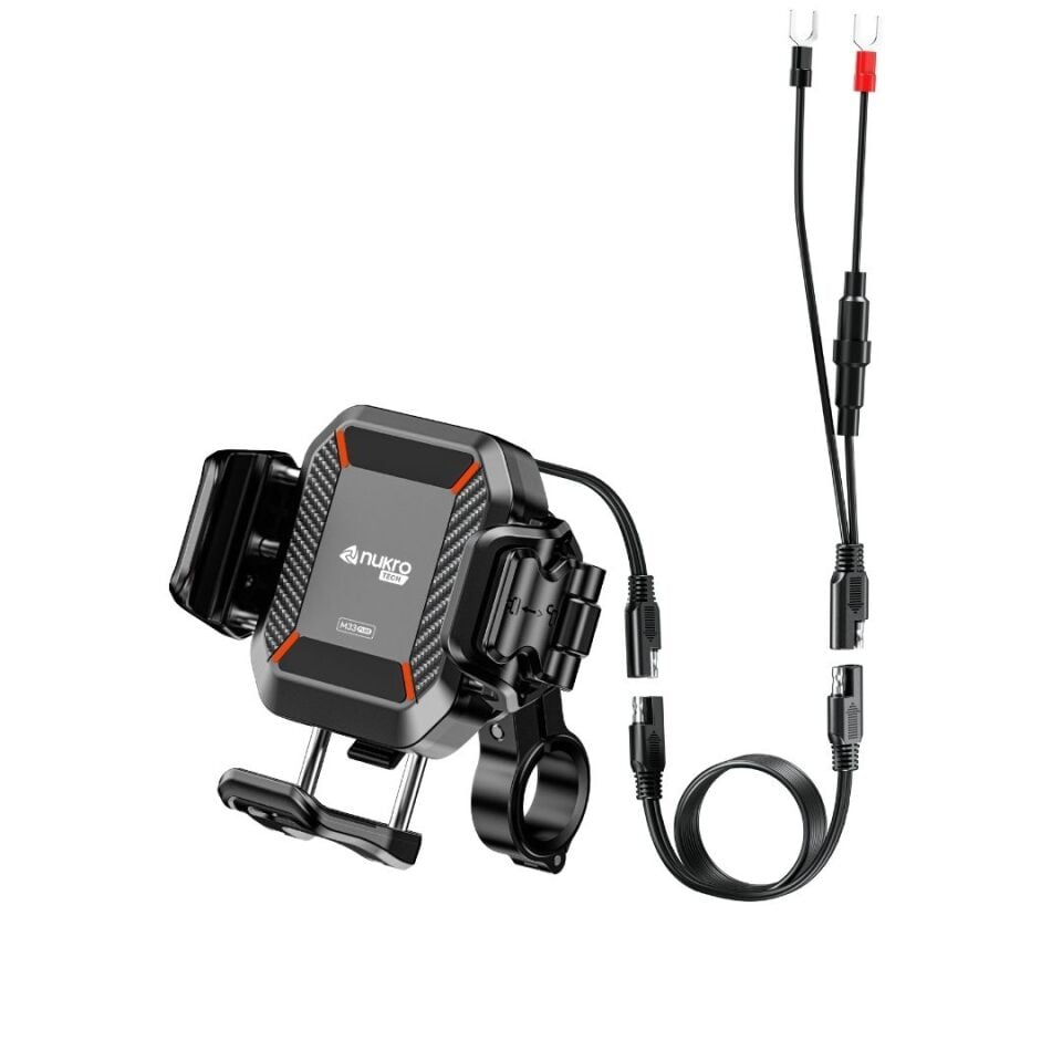 M33 PLUS Titreşim Modüllü Telefon Tutucu (Kablosuz ve TYPE-C Şarjlı )