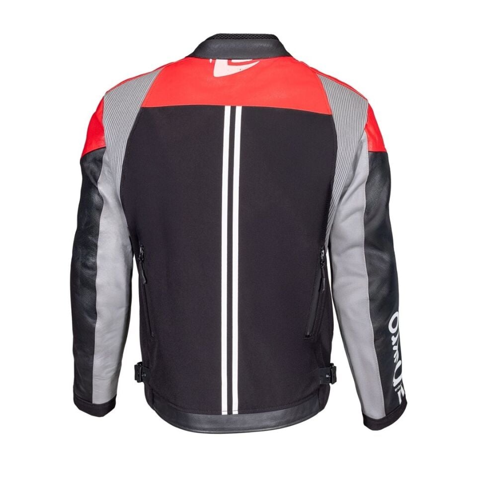 Nukrowear Nitro Korumalı Deri Motosiklet Montu