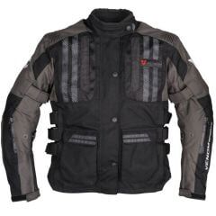 Venom Tourex Touring Motorsiklet Ceket ( Mont ) Gri - Siyah