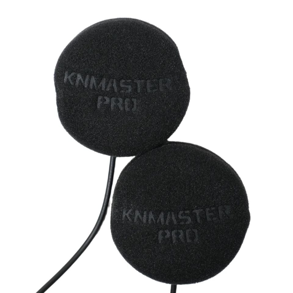 Knmaster KN2300 PRO Motosiklet Kask İnterkom Bluetooth Intercom Kulaklık Seti Siyah