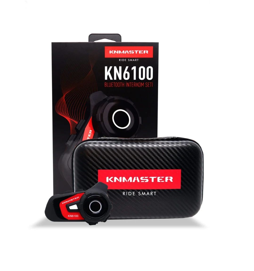 Knmaster KN6100 Motosiklet Kask İntercom Bluetooth Intercom Kulaklık Seti