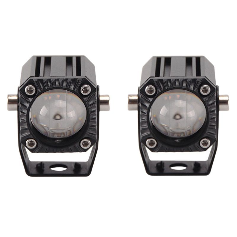Space Offroad sis lambası 3.5cm beyaz-sarı 10w 12-80v set / LASS348 TAKIM