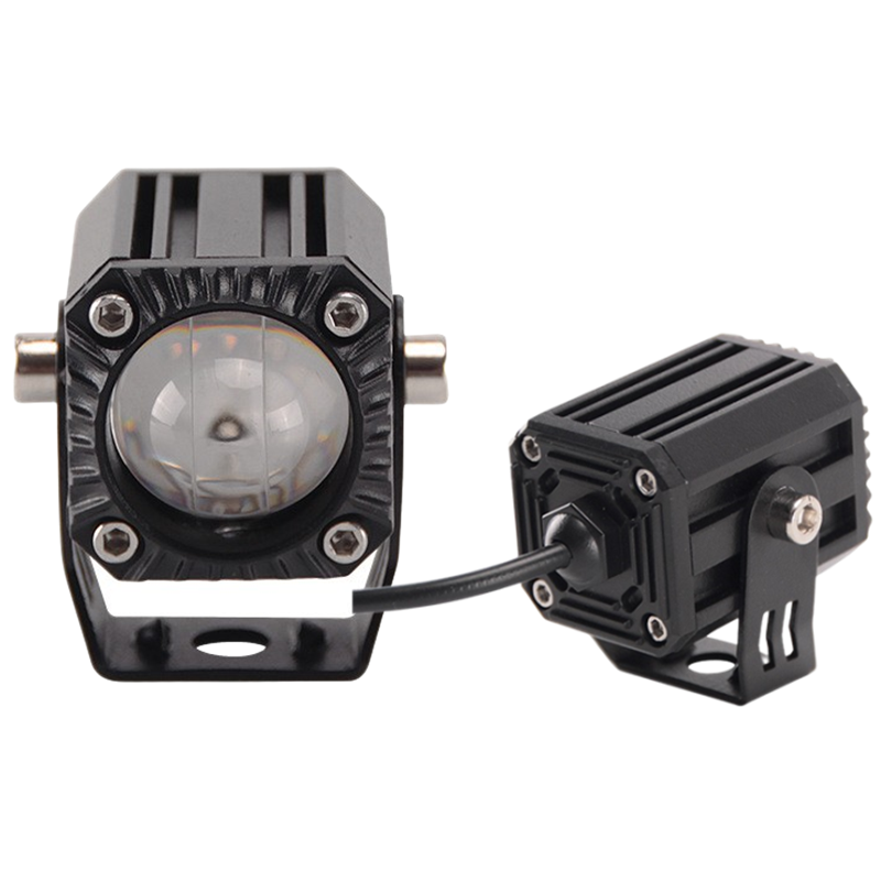 Space Offroad sis lambası 3.5cm beyaz-sarı 10w 12-80v set / LASS348 TAKIM