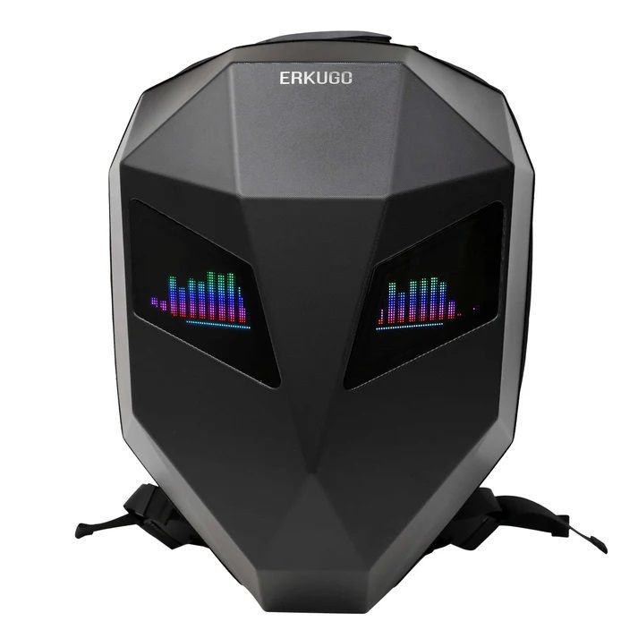 Devil Eye Led Gözlü Sırt Çantası, Siyah, Kask Çantası