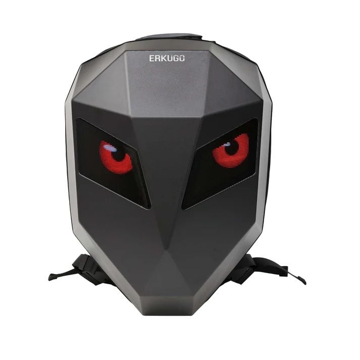 Devil Eye Led Gözlü Sırt Çantası, Siyah, Kask Çantası